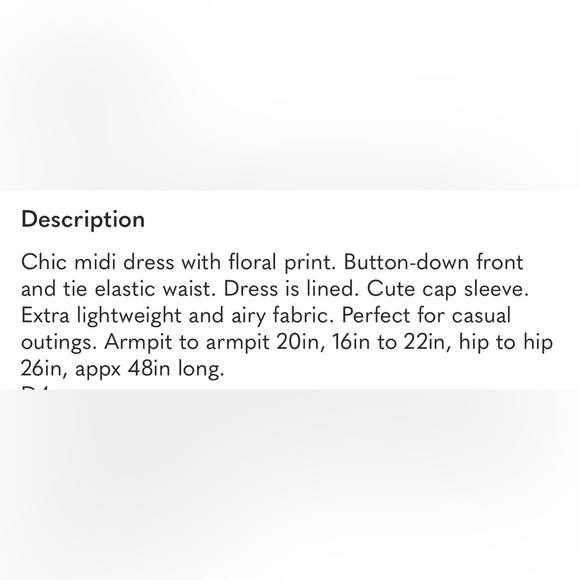 Lucky Brand Floral Dress - White and Pink - Picture 7 of 7